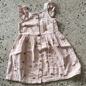 City Mouse Button-Down Girls Dress